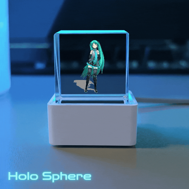 【100名様限定　45％OFF】 Holo Sphere 3Dホログラムキューブ